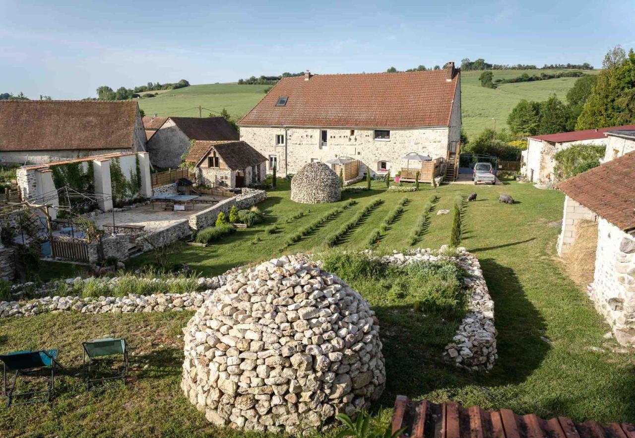 Les Bories En Champagne Vila Montlevon Exterior foto